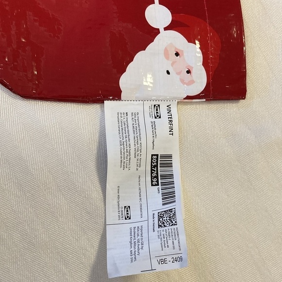 IKEA large Santa Claus shopping bag NWT - Picture 6 of 7